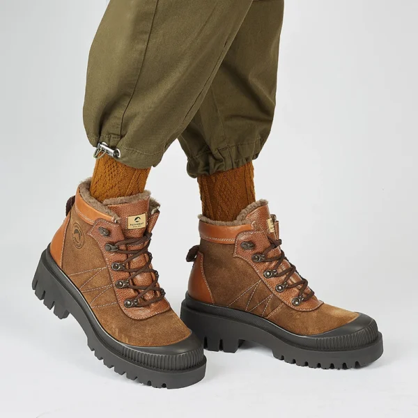 New Products -Chic Chaussures Magasin BOOTS FEMME AINOA HK MO F41 CHATAIGNE 628455755