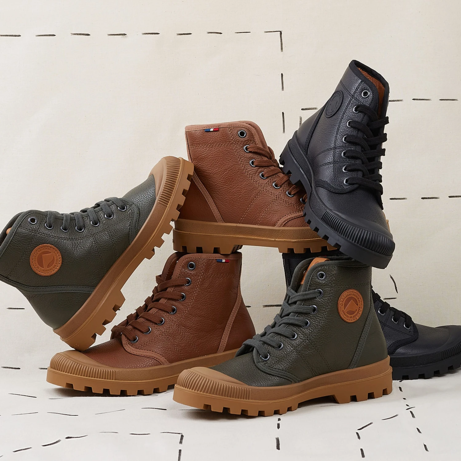 Pataugas AUTHENTIQUE M/G F4H KAKI 3 Pataugas AUTHENTIQUE M/G F4H KAKI – Image 3