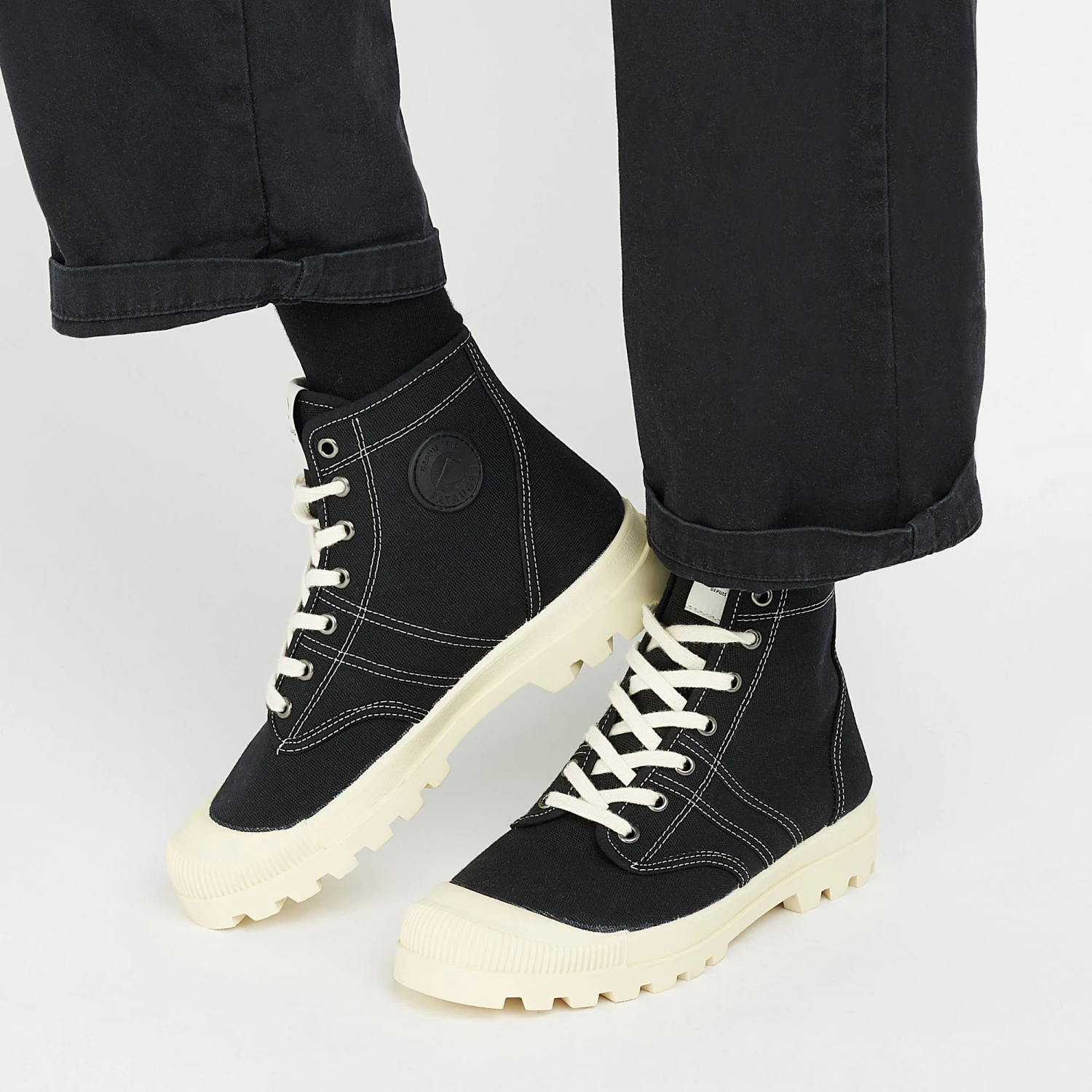 Pataugas AUTHENTIQUE/T F4G NOIR/MARFIL 2 Pataugas AUTHENTIQUE/T F4G NOIR/MARFIL – Image 2