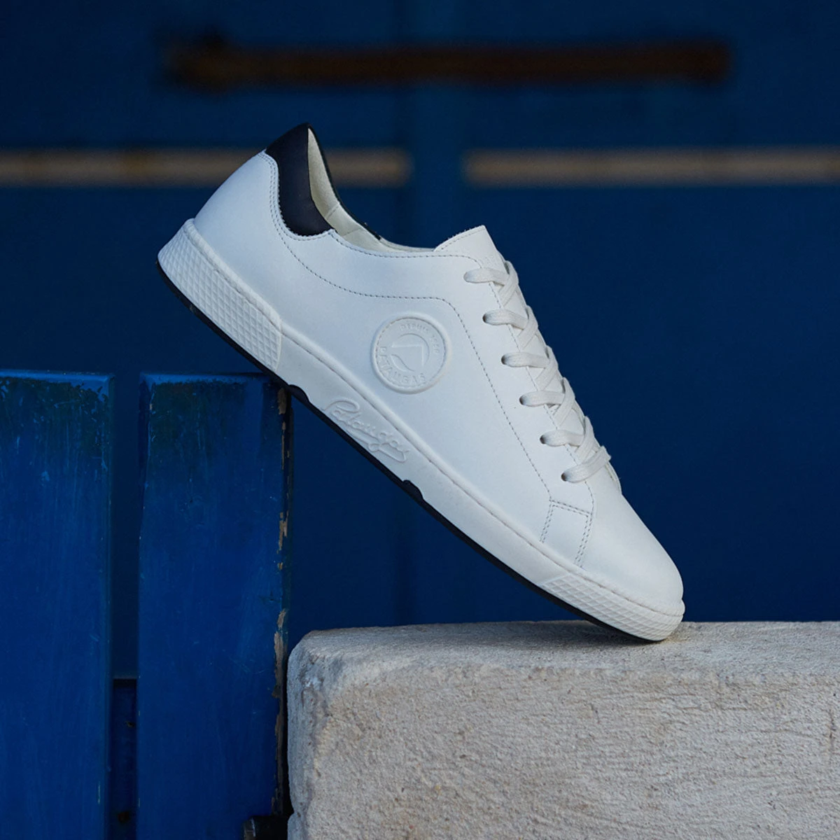 Pataugas JAYO H2G BLANC/MARINE 2 Pataugas JAYO H2G BLANC/MARINE – Image 2